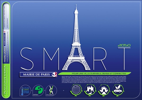 Project: 'Paris 2050 - Smart City' by Vincent Callebaut Architectures